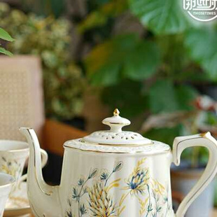 咖啡杯轻奢陶瓷法式 下午茶具 英式 花茶杯子套装 茶壶欧式 那些时光