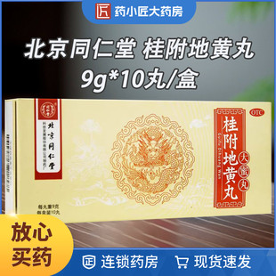 10丸 盒 桂附地黄丸 同仁堂