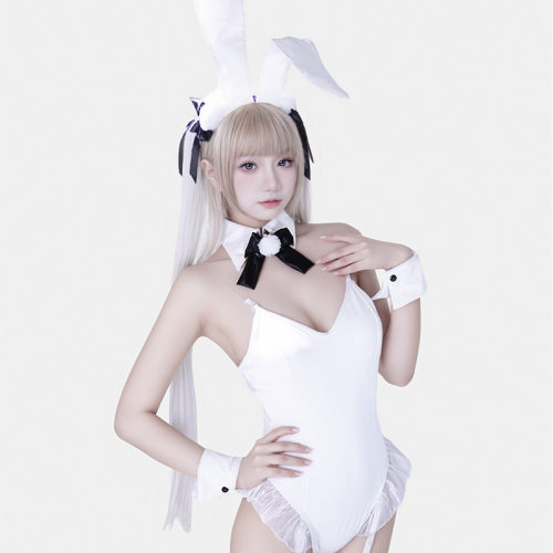 穹妹兔女郎PU皮连体衣连体内衣女
