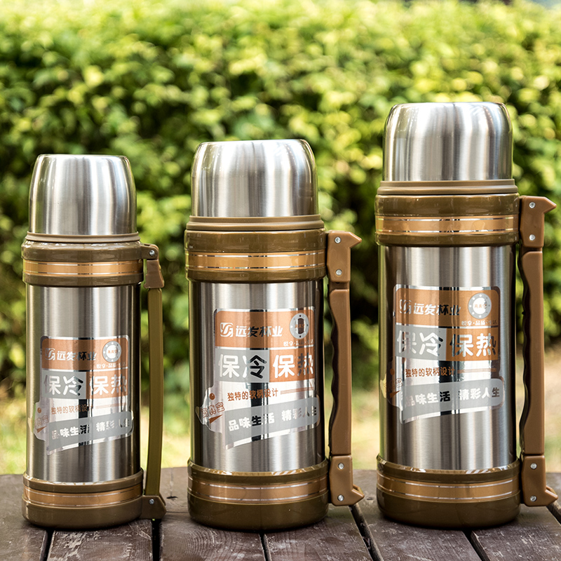 2升保温壶d大容量不锈钢户外旅行壶车载便携保温壶杯家用热水瓶男