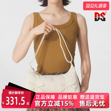 Adidas阿迪达斯三叶草女包2025秋季新款BOWTIE SLDR 斜挎包KC2769