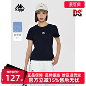 罗娜休闲T恤K0E22TD01 复古运动短袖 Kappa卡帕女子夏季 新款