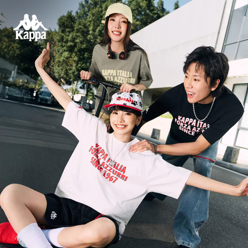 Kappa卡帕男女同款2026夏季新款时尚百搭透气短袖T恤K0GX2TD34D