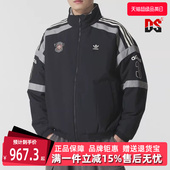 2025冬季 JKT 新款 REV M棉服KC0093 Adidas阿迪达斯三叶草男装