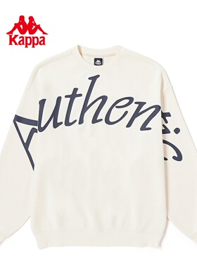 Kappa卡帕男女情侣卫衣秋新款运动休闲圆领套头衫K0DZ2WT30D