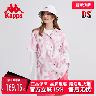 休闲T恤半袖 kappa卡帕女短袖 运动透气衬衫 新款 K0C42SD01D 夏季