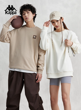 Kappa卡帕男装女装夏新款运动休闲圆领针织套头衫K0EW2WT93P