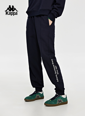 Kappa卡帕休闲裤新款女复古运动长裤小脚卫裤K0D82AK07