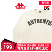 Kappa卡帕男女情侣套头衫 印花运动休闲卫衣K0DY2WT93D 秋新款