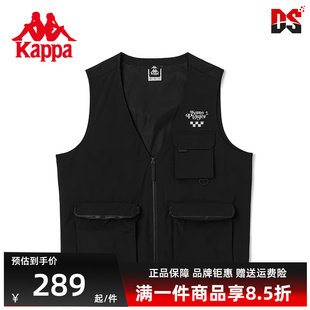 Kappa卡帕男装 新款 运动休闲薄款 舒适马甲K0C52NN70 秋季