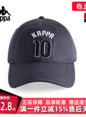 Kappa卡帕男帽女帽2025秋季新款运动休闲复古百搭棒球帽K0FY8MB06