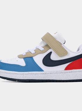 Nike耐克童鞋冬季新款COURT BOROUGH LOW RECRAFT板鞋DV5458