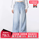 2025秋季 新款 DENIM Adidas阿迪达斯三叶草女裤 PANT牛仔长裤 KC5837