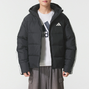 Adidas阿迪达斯男装2025冬季新款3S PUFF D JKT休闲羽绒服KC2493
