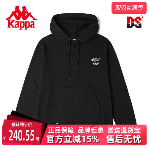 卡帕运动休闲男子连帽套头帽衫