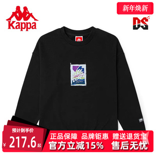 套头衫 Kappa卡帕男装 新款 春季 运动圆领卫衣K0CW2WT18D 女装