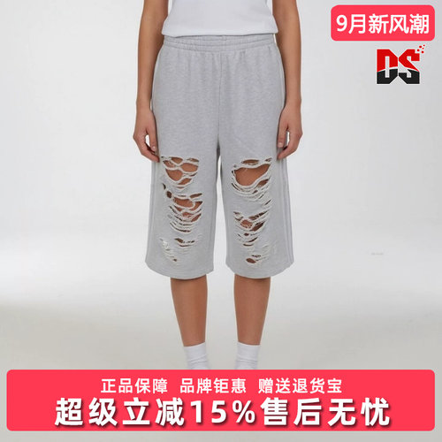 Adidas阿迪达斯三叶草女裤2026夏季新款运动休闲中裤LC6461