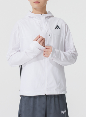 Adidas阿迪达斯男装2025春季新款ADIZERO JKT M 连帽外套JF3471