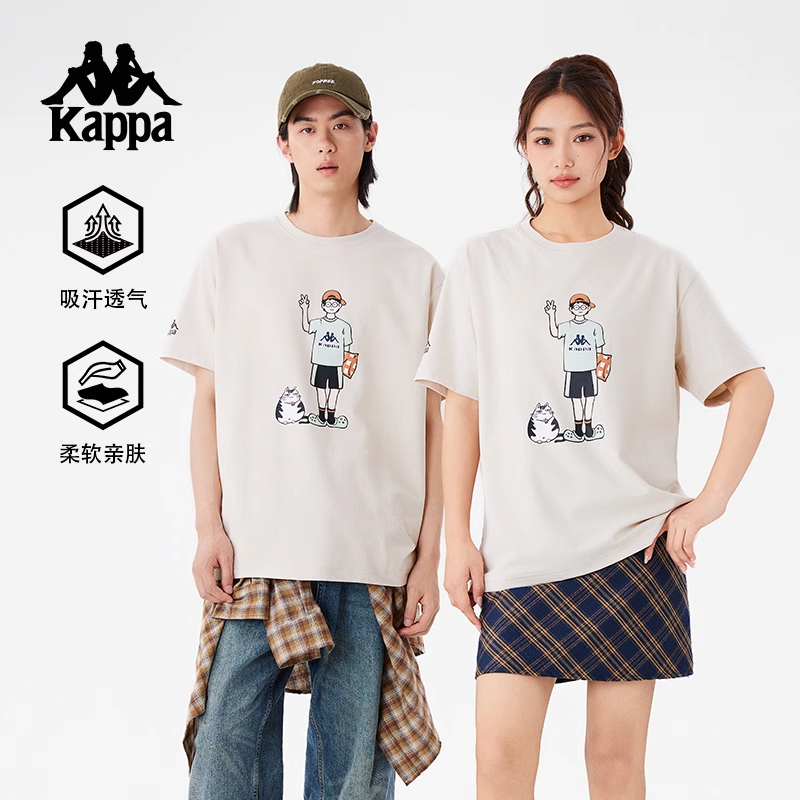 Kappa卡帕休闲百搭短袖T恤