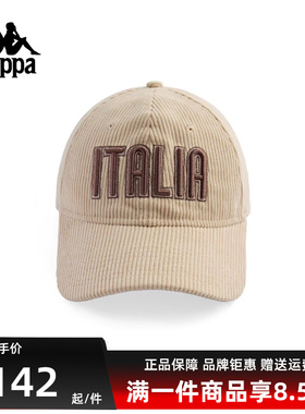 Kappa卡帕男帽女帽2025冬季新款复古时尚休闲百搭棒球帽K0FZ8MB12