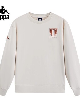 Kappa卡帕男装冬季新款复古运动休闲圆领卫衣K0E72WT06