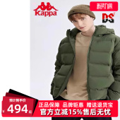 舒适经典 新款 连帽保暖休闲运动羽绒服K0C72YY04 冬季 KAPPA卡帕男装