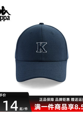 Kappa卡帕男帽女帽2025冬季新款简约复古时尚百搭棒球帽K0FZ8MB13