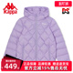 绗缝保暖连帽户外防寒羽绒服K0C82YY03 新款 Kappa卡帕女装 冬季