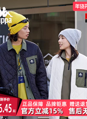 Kappa卡帕男装女装秋季新款户外保暖外套防寒服K0EY2MM30D