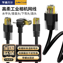 工业相机CCD网线兼容海康高柔六类千兆gige拖链柔性带锁带螺丝