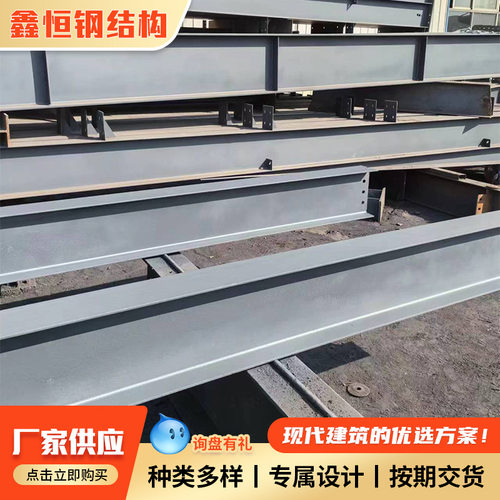 轻钢房屋建造 加工安装钢结构车间仓库无柱厂房大跨度 钢结构厂房