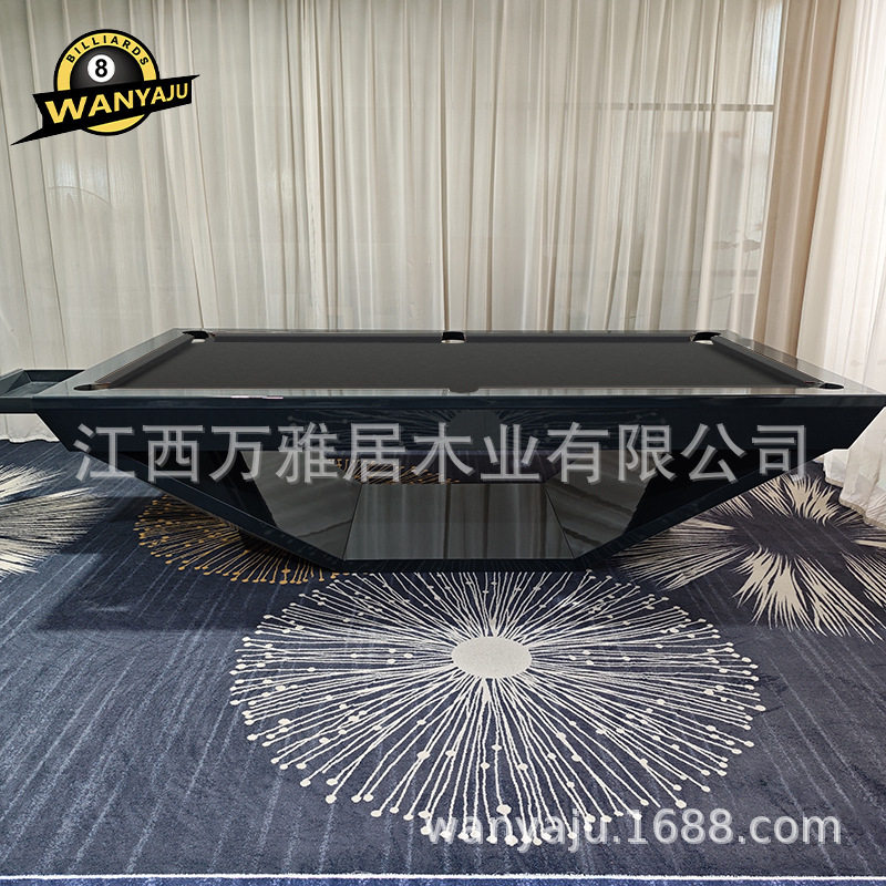 厂家直发台球桌高档商业家庭台定制款标准型台球案台球杆大理石