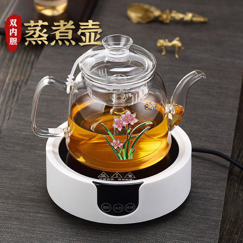 大容量玻璃茶壶套装家用耐高温烧水壶全自动电陶炉养生壶