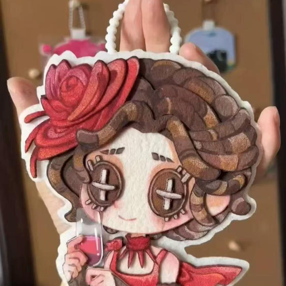 新款第五人格同人周边画家医生不织布挂件钥匙扣可爱少女心包挂饰