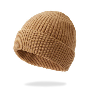 【100%羊毛】春竹秋冬季新款帽子时尚休闲男女纯色羊毛针织毛线帽