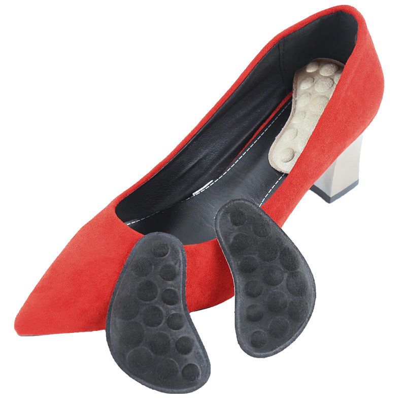 【新品】现货颗粒后跟垫加厚鞋垫 女正O后跟垫 男半码鞋垫减震按