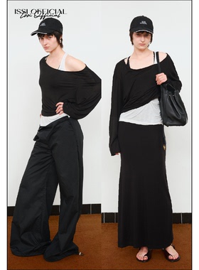 ISSIofficial*天丝醋酸两件连体式罩衫