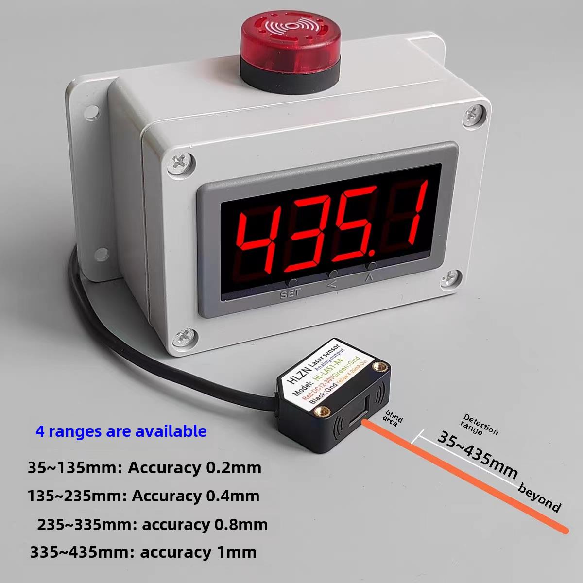 激光测距仪红外线电子尺激光尺测量距离高度仪器感应超长度报警表