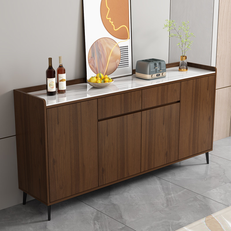 实木餐边柜现代简约客厅酒柜茶水柜厨房收纳柜收纳柜橱岩板新中式,住宅家具,餐边柜,淘宝优惠券,粉丝福利购,淘宝优惠卷