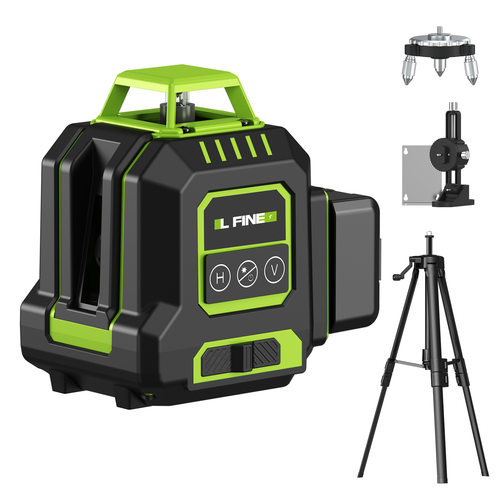 LFINE激光水平仪4D16线3D12线360工厂激光水平仪高精度laserlevel