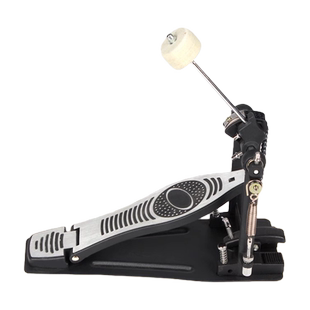 架子鼓单踩锤爵士鼓脚踩底鼓踏板双链踩锤脚踏 乐器配件 送鼓钥匙