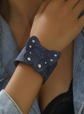 蝴蝶造型手环欧美复古简约风