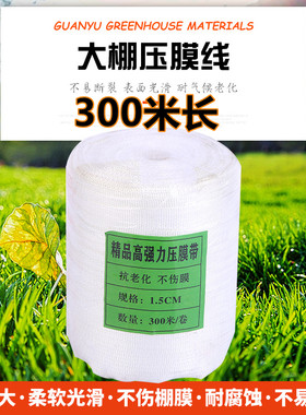压膜绳温室大棚配件大全专用压膜带养殖绳子压膜线白色涤纶压棚绳