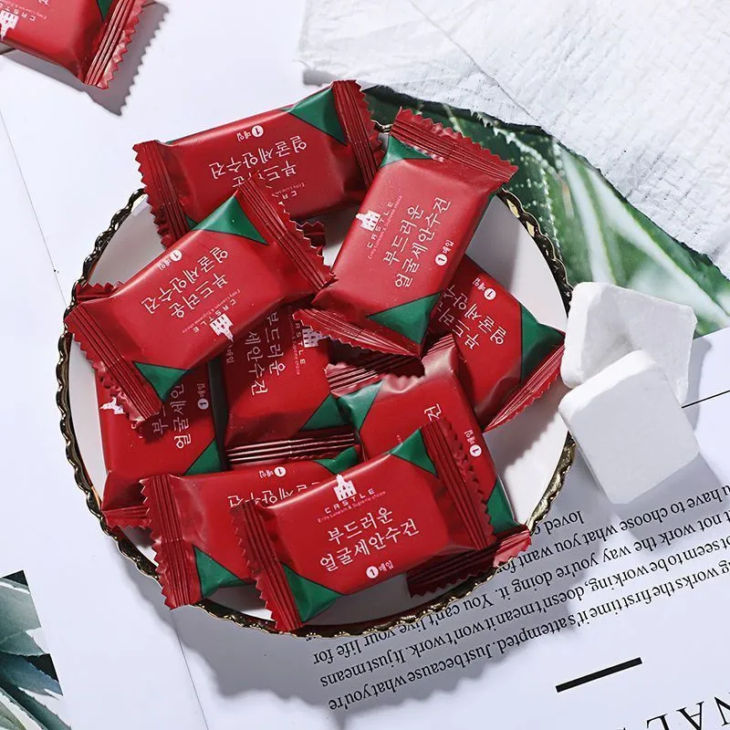 洗脸巾独立包装外出方便携带干净卫生一次性迷你压缩毛巾加厚mhs9