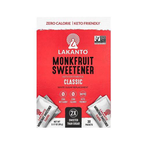 香发港直lakan零to罗汉BAJ果甜剂含赤藓糖醇生酮友好热量零味90g