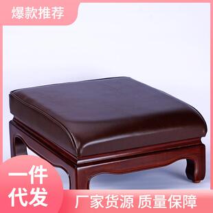 WYP拜凳莲花拜垫拜佛垫磕头跪垫家用礼佛拜拜凳实木加厚跪拜
