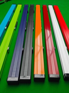 Barracuda梭鱼slim版台球杆盒轻便中式黑八铝合金斯诺克单双三槽