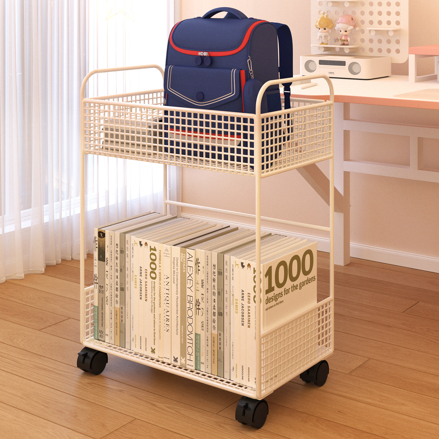 书包置物架客厅落地式架子