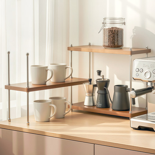 餐桌台面收纳杯架茶具整理架