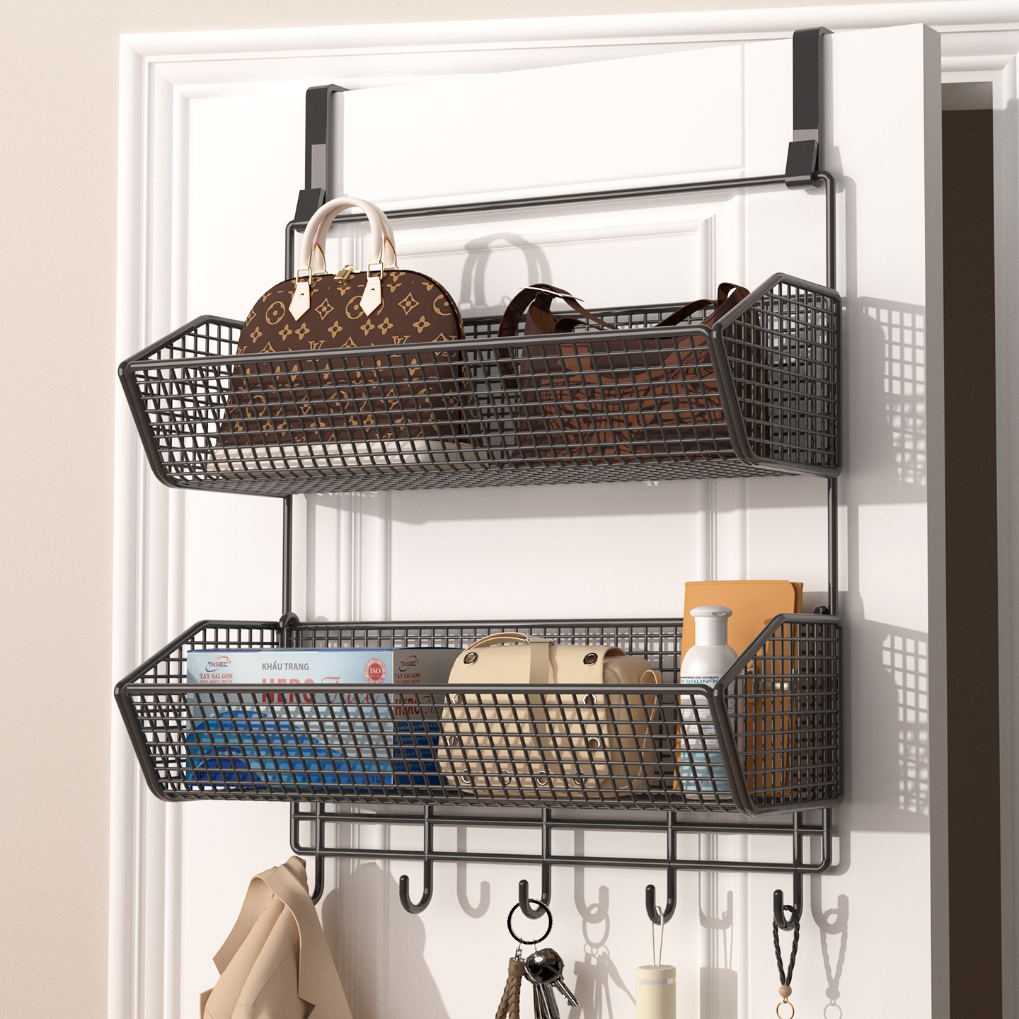 门后置物架多功能空间利用神器